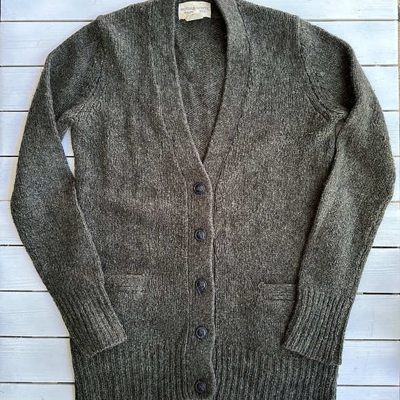 Denim & Supply Ralph Lauren Olive Green Wool Blend Cardigan size S - Picture 1 of 7